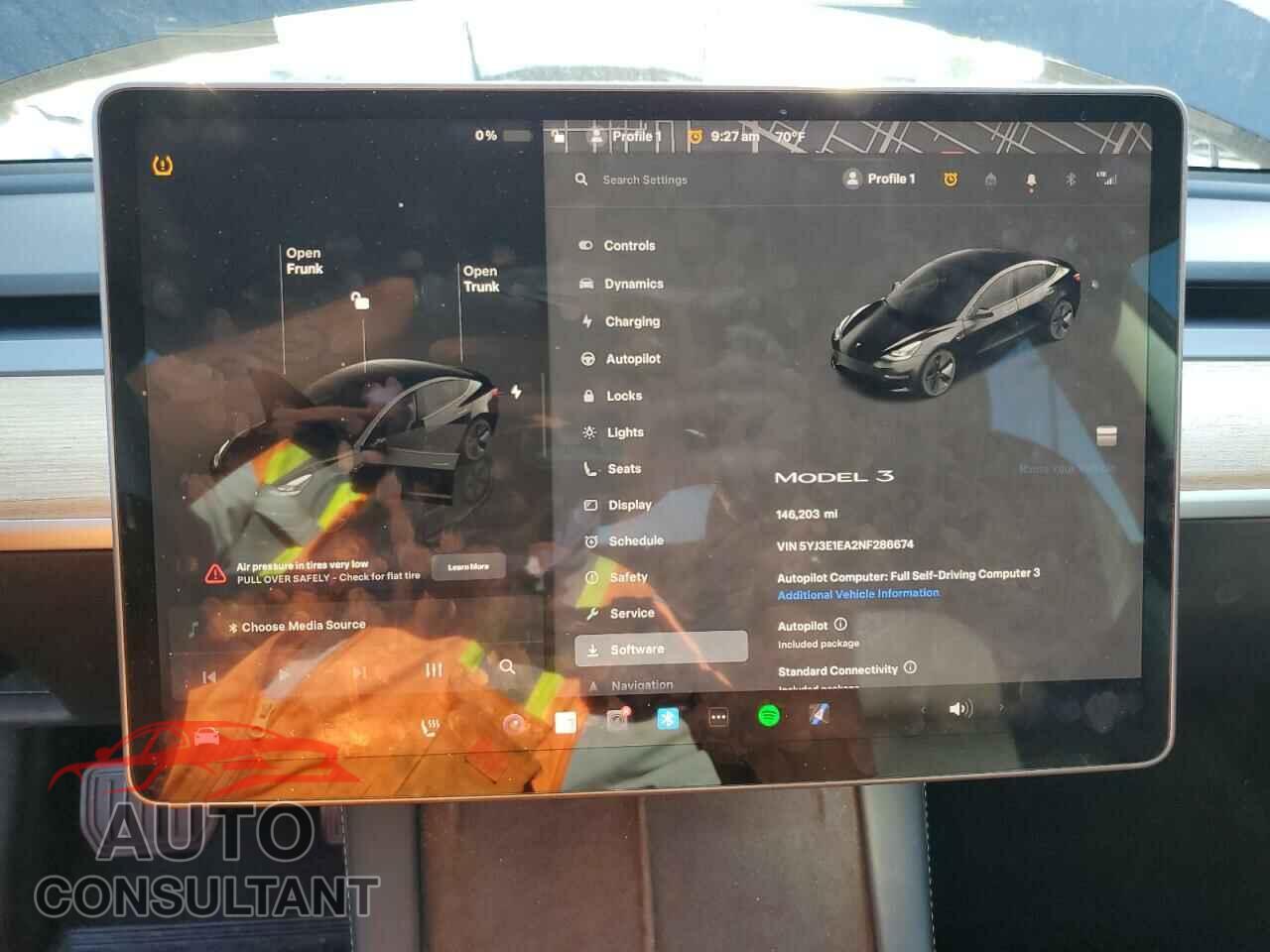 TESLA MODEL 3 2022 - 5YJ3E1EA2NF286674