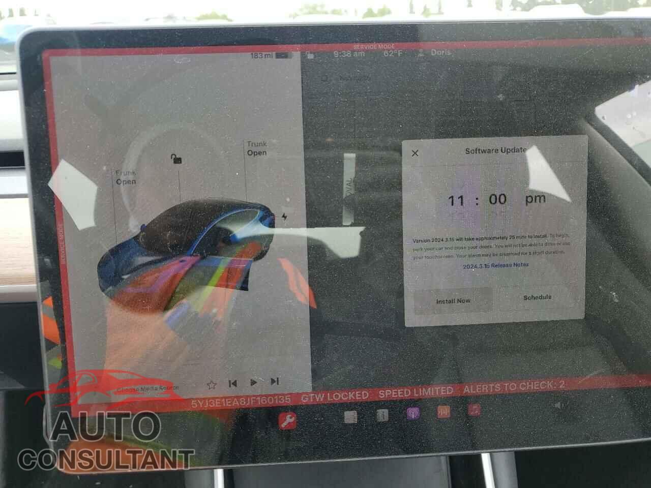 TESLA MODEL 3 2018 - 5YJ3E1EA8JF160135