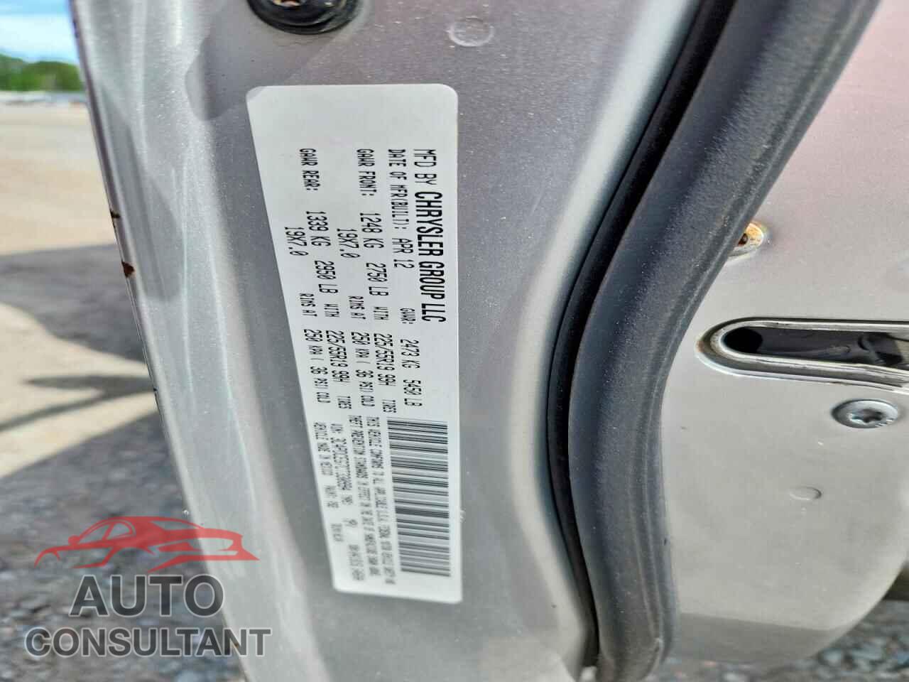 DODGE JOURNEY 2012 - 3C4PDCEG7CT330994
