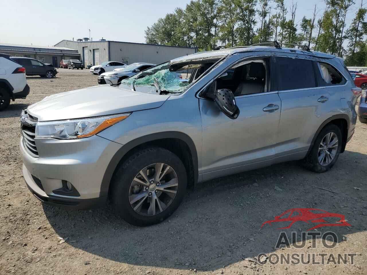 TOYOTA HIGHLANDER 2015 - 5TDJKRFH0FS177735