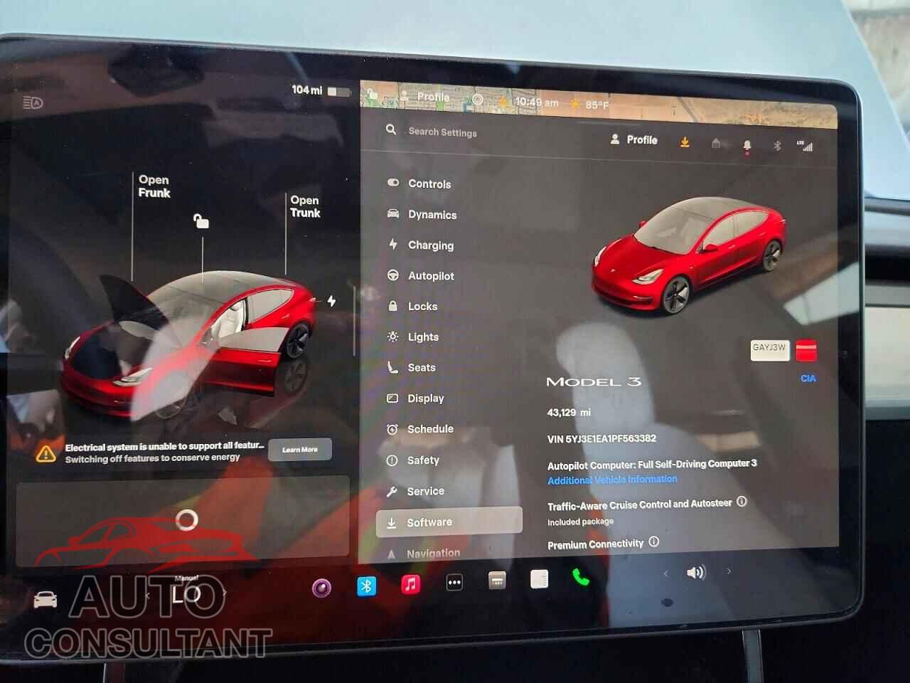 TESLA MODEL 3 2023 - 5YJ3E1EA1PF563382