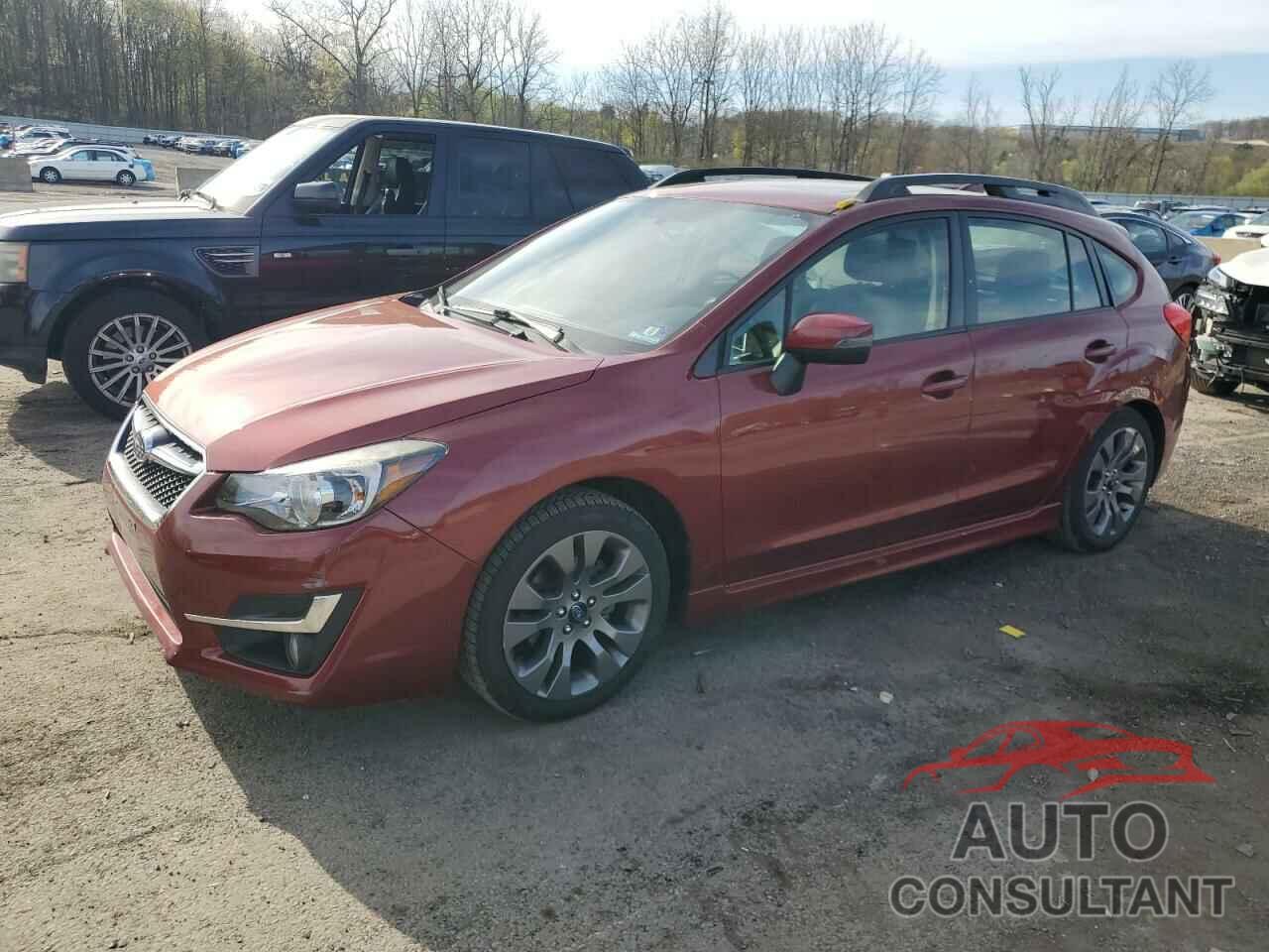 SUBARU IMPREZA 2016 - JF1GPAU6XG8234565
