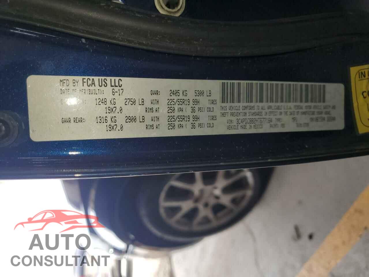 DODGE JOURNEY 2017 - 3C4PDCBB2HT677164