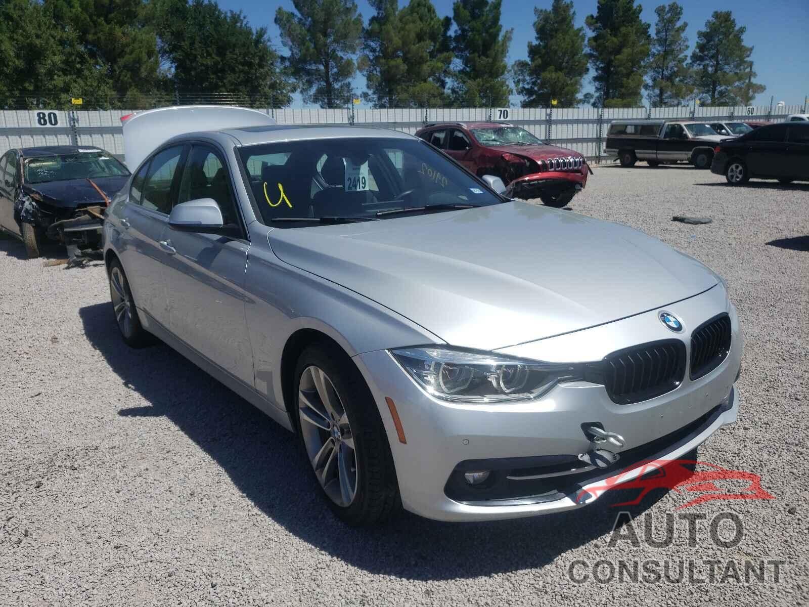 BMW 3 SERIES 2017 - WBA8B9G5XHNU51810
