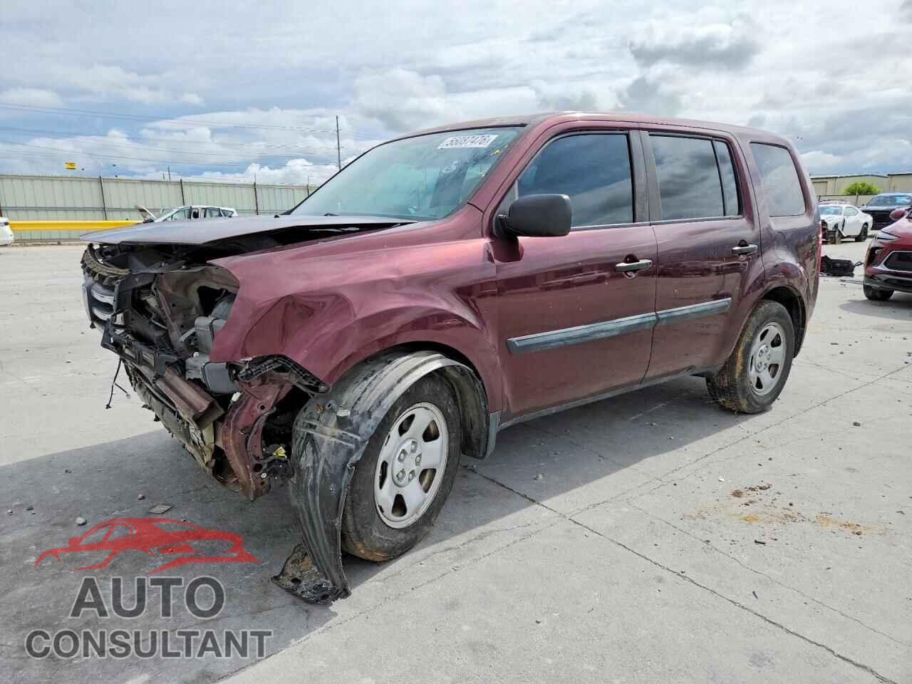 HONDA PILOT 2013 - 5FNYF3H26DB044553