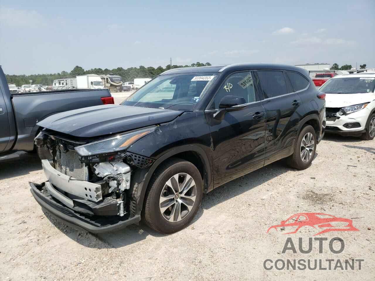 TOYOTA HIGHLANDER 2022 - 5TDGZRAH7NS130181