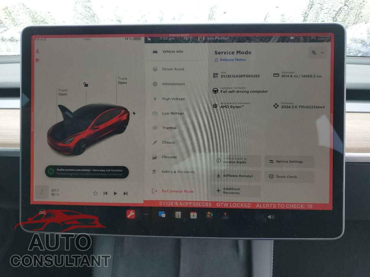 TESLA MODEL 3 2023 - 5YJ3E1EA0PF580285
