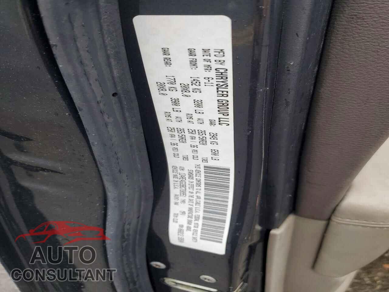 DODGE DURANGO 2011 - 1D4RE4GG9BC730951