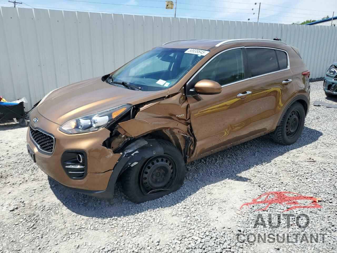 KIA SPORTAGE 2017 - KNDPNCAC1H7286373