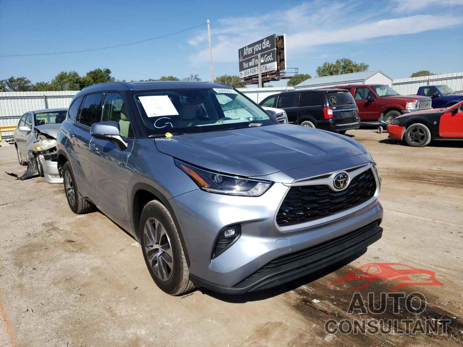 TOYOTA HIGHLANDER 2021 - 5TDGZRAH9MS077708