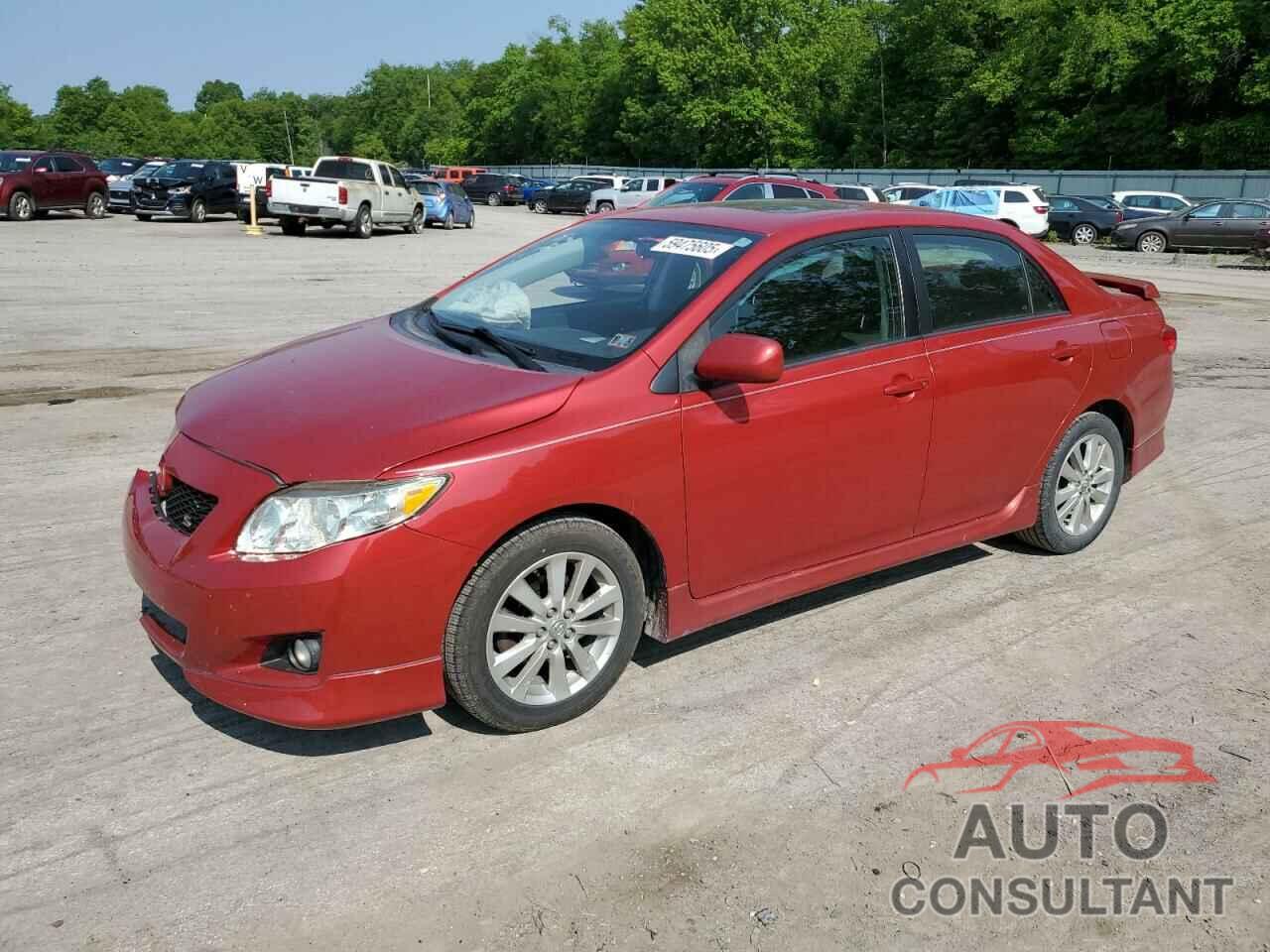 TOYOTA COROLLA 2009 - 1NXBU40E09Z156394