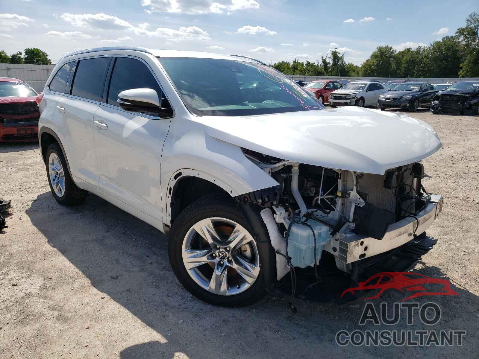 TOYOTA HIGHLANDER 2018 - 5TDYZRFH9JS244626