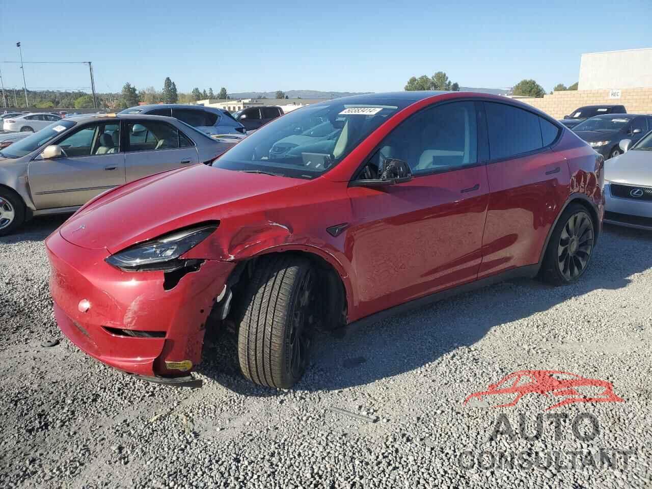 TESLA MODEL Y 2022 - 7SAYGDEF6NF538829