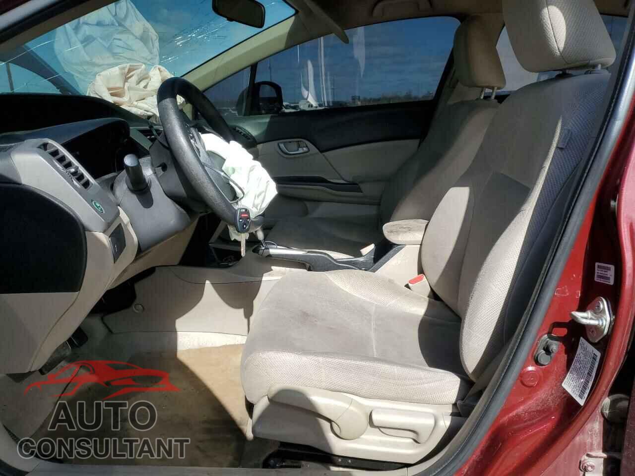 HONDA CIVIC 2012 - 2HGFB2F54CH582673
