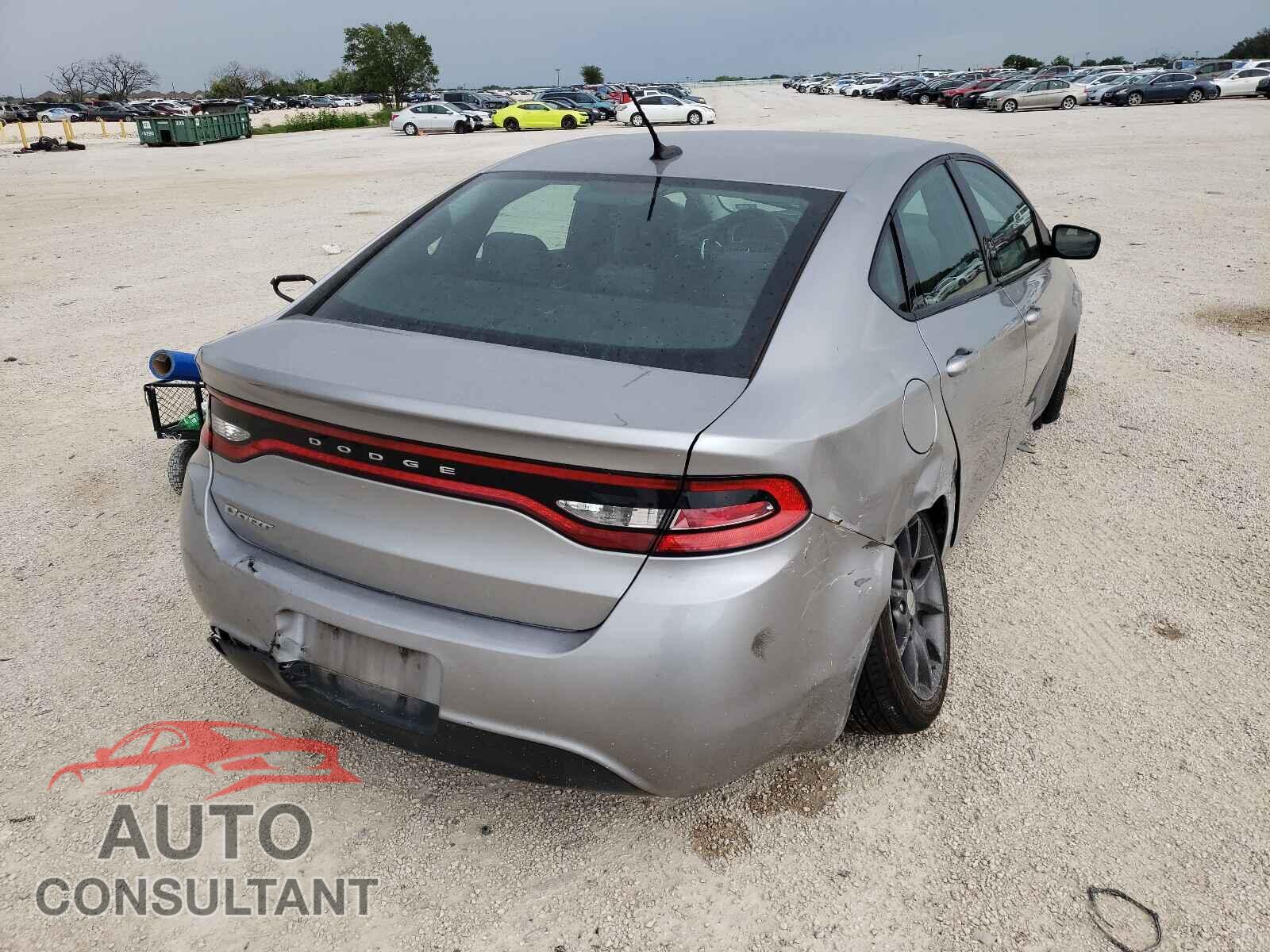 DODGE DART 2016 - 1C3CDFAA9GD584997