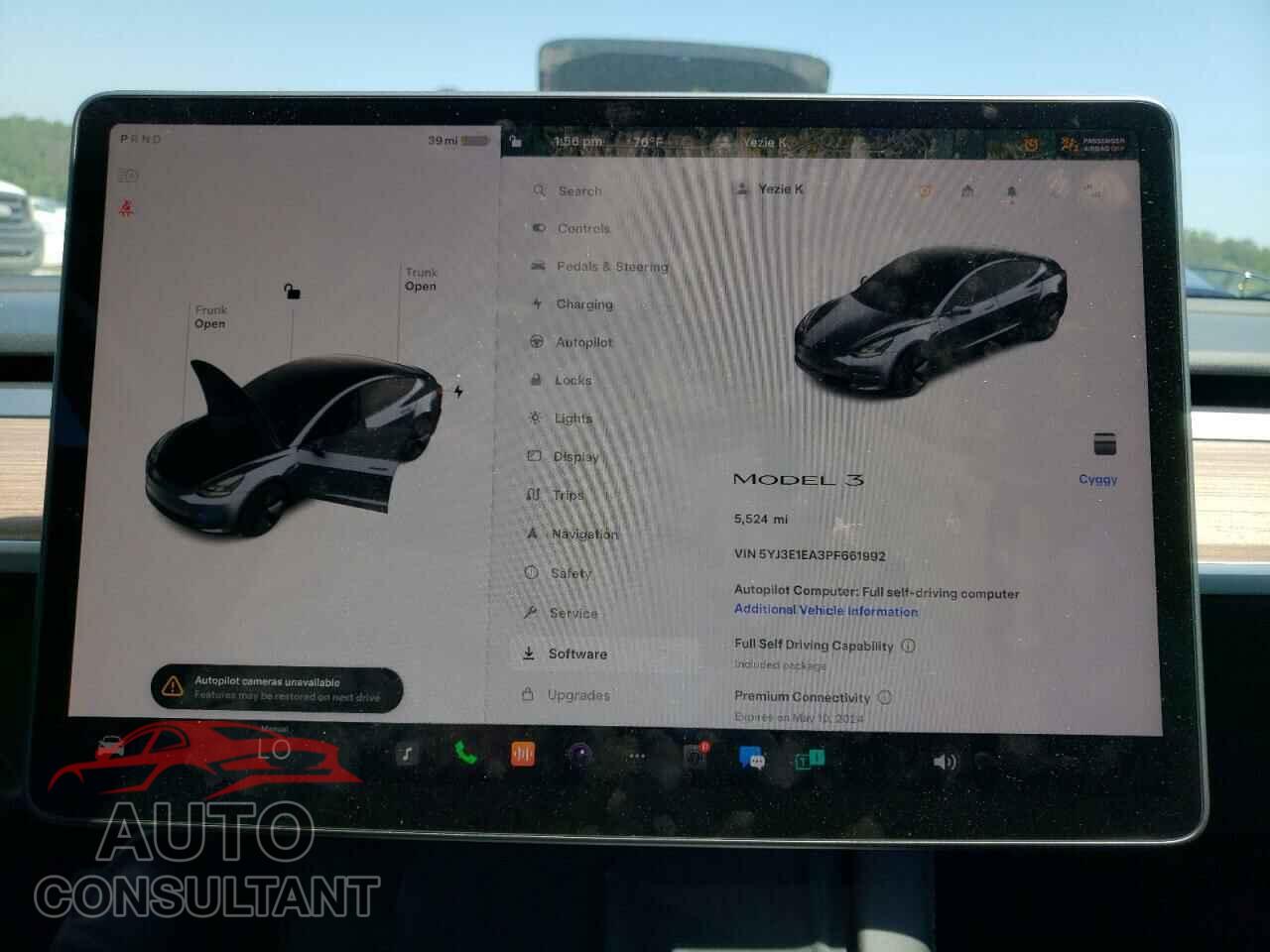 TESLA MODEL 3 2023 - 5YJ3E1EA3PF661992