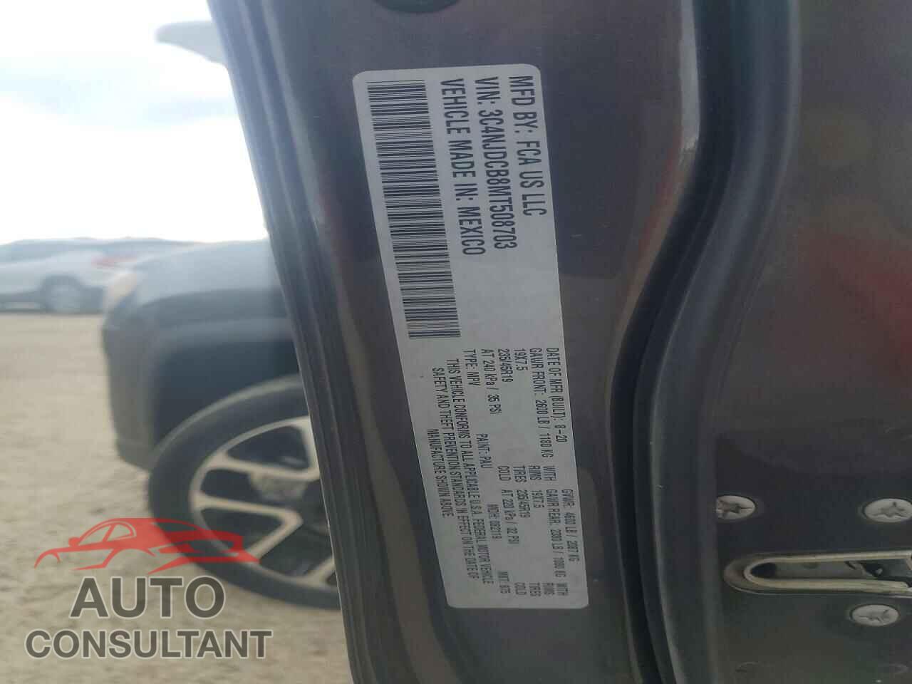JEEP COMPASS 2021 - 3C4NJDCB8MT508703