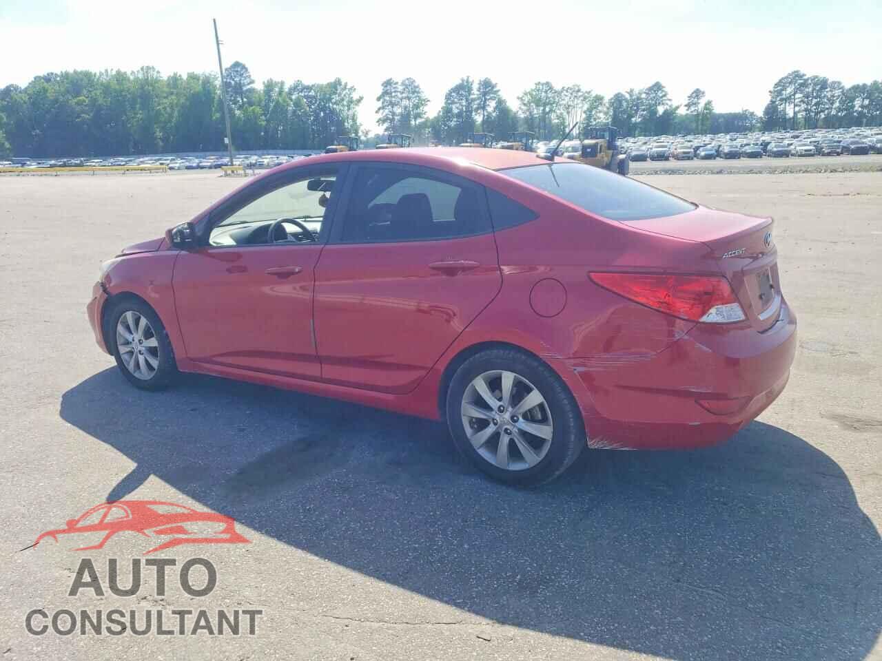 HYUNDAI ACCENT 2012 - KMHCU4AE7CU096236