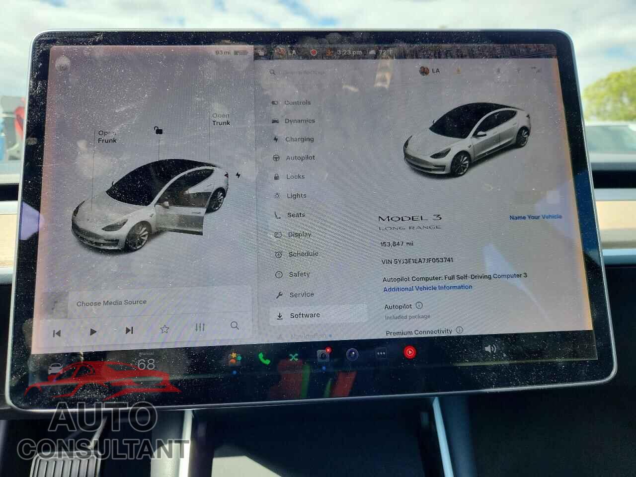 TESLA MODEL 3 2018 - 5YJ3E1EA7JF053741