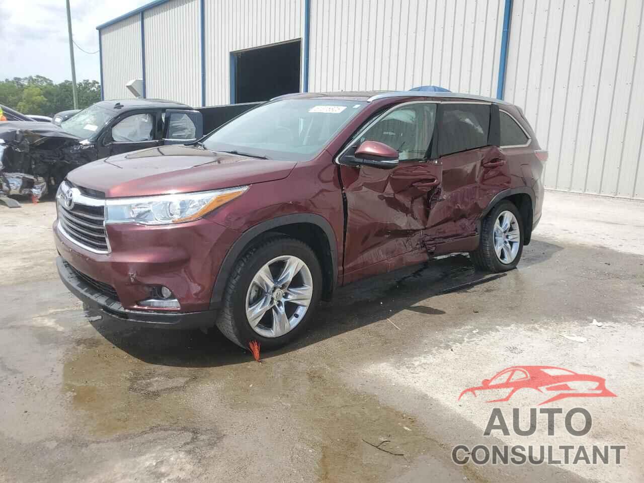 TOYOTA HIGHLANDER 2014 - 5TDDKRFH8ES052641