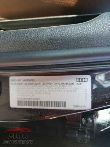 AUDI A3 2019 - WAUGUGFF0KA102027