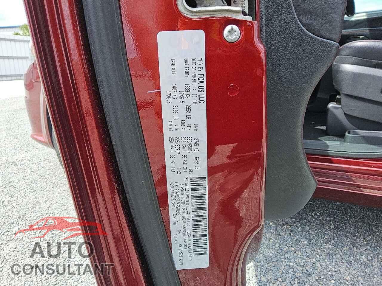 DODGE CARAVAN 2019 - 2C4RDGEG4KR578962