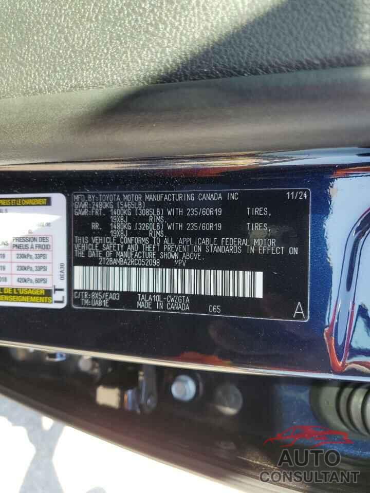 LEXUS RX350 2024 - 2T2BAMBA2RC052098