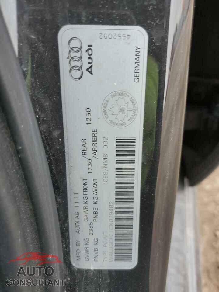 AUDI A6 2012 - WAUJGCFC7CN079402