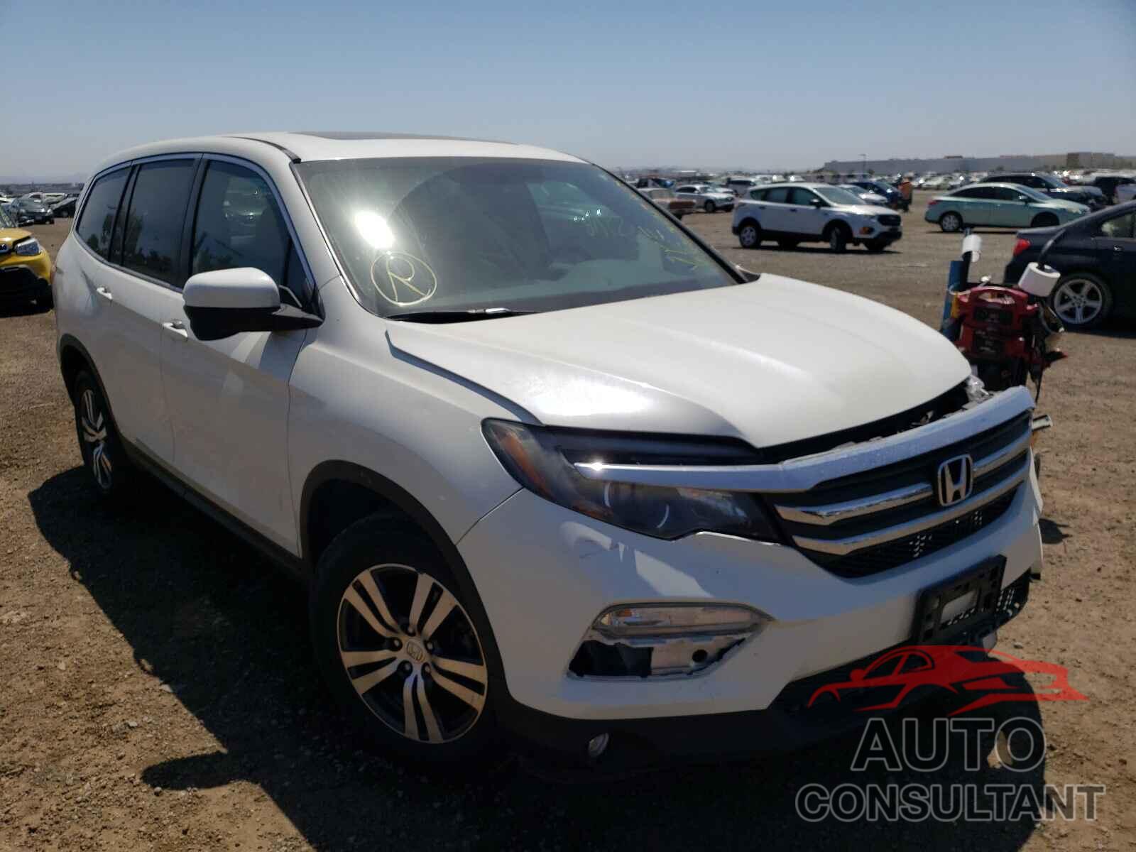 HONDA PILOT 2017 - 5FNYF5H51HB004411