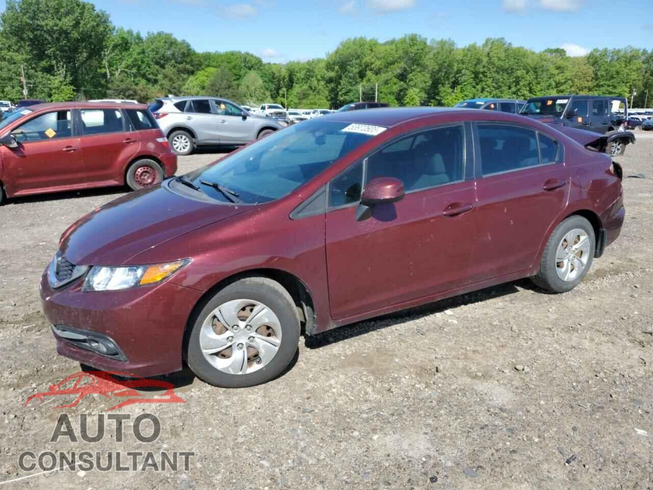 HONDA CIVIC 2013 - 2HGFB2F57DH557719