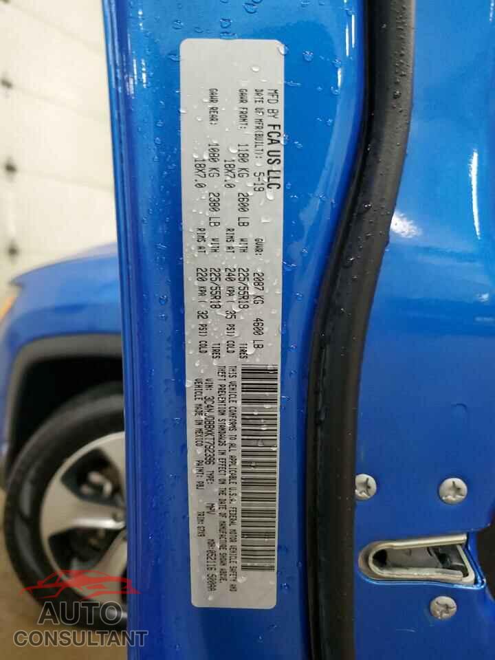 JEEP COMPASS 2019 - 3C4NJDBBXKT792396