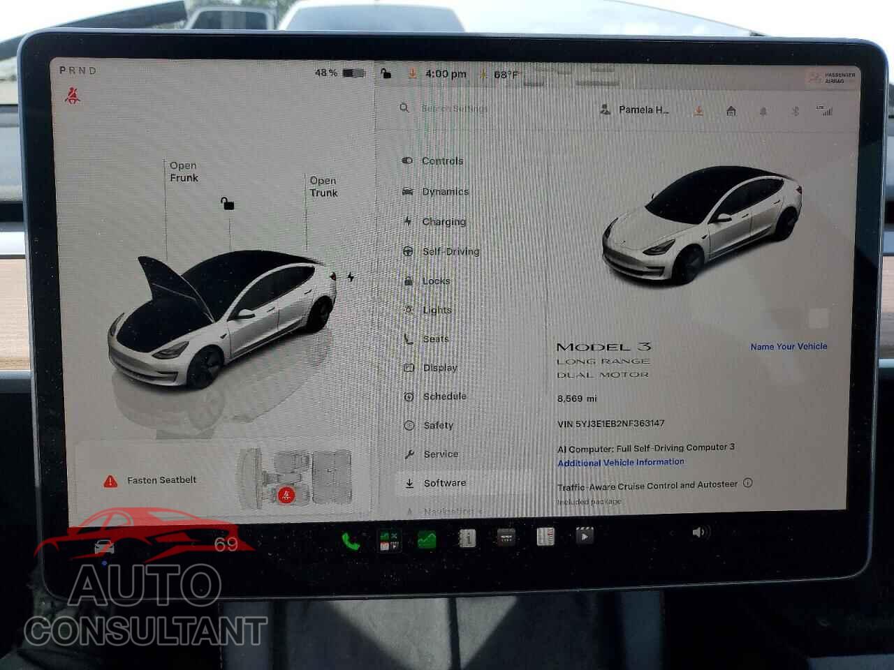 TESLA MODEL 3 2022 - 5YJ3E1EB2NF363147