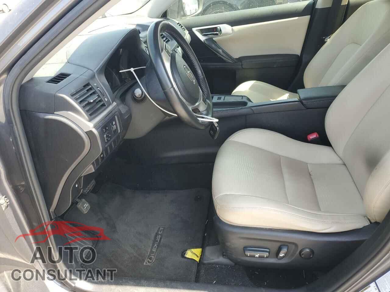 LEXUS CT 200 2012 - JTHKD5BH8C2084900