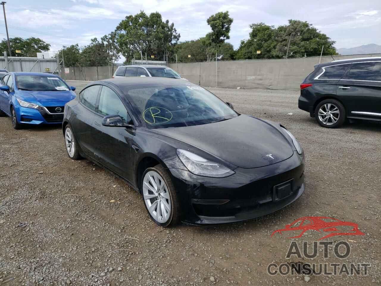TESLA MODEL 3 2022 - 5YJ3E1EB2NF143555