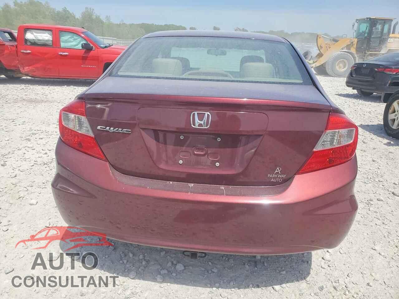 HONDA CIVIC 2012 - 19XFB2F52CE092565