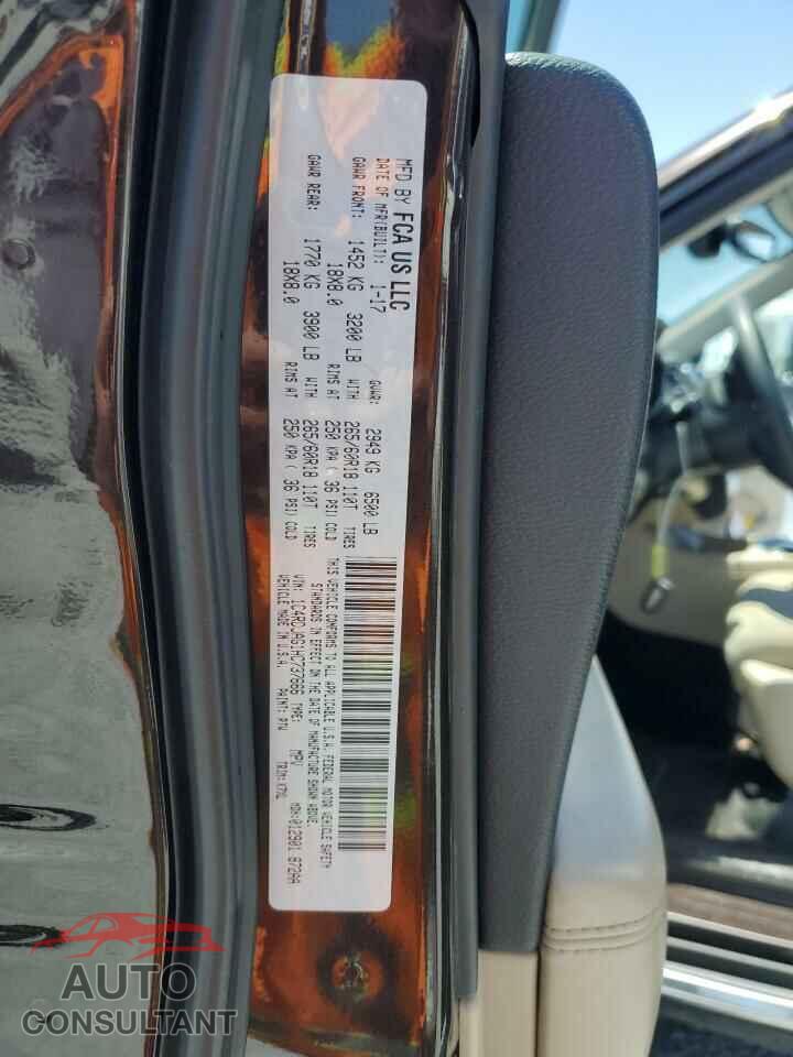 DODGE DURANGO 2017 - 1C4RDJAG1HC737666
