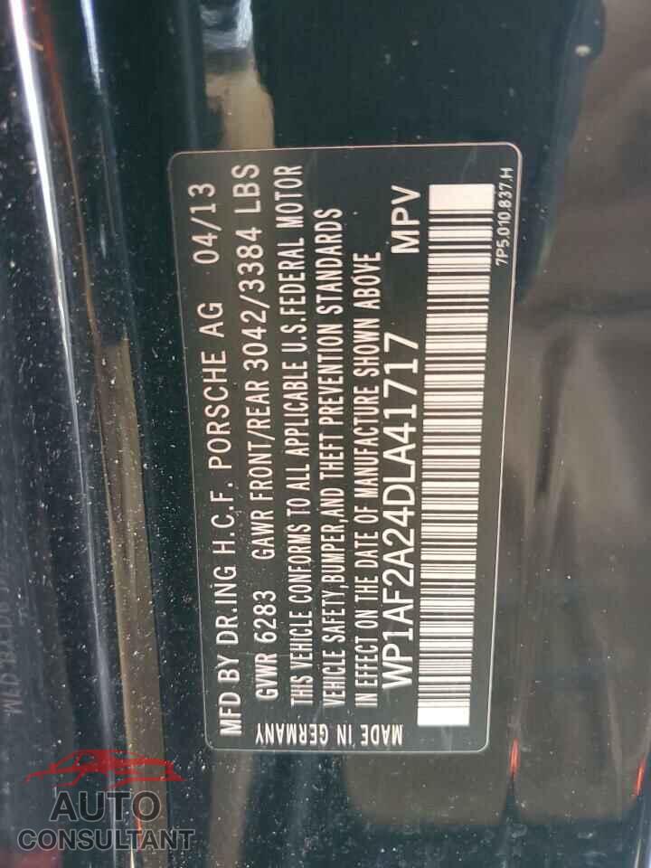 PORSCHE CAYENNE 2013 - WP1AF2A24DLA41717