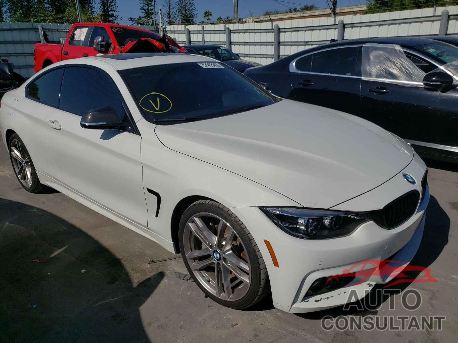 BMW 4 SERIES 2019 - WBA4W3C53KAF92869