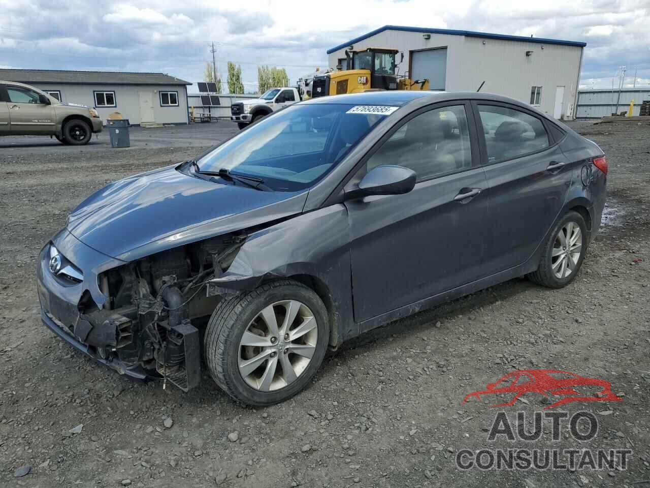 HYUNDAI ACCENT 2013 - KMHCU4AE4DU411298