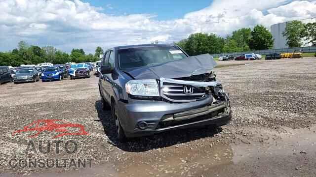 HONDA PILOT 2013 - 5FNYF4H23DB069433