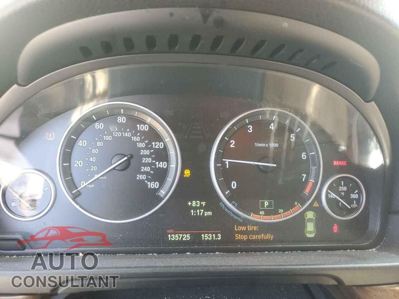 BMW 5 SERIES 2012 - WBAXG5C59CDW85348