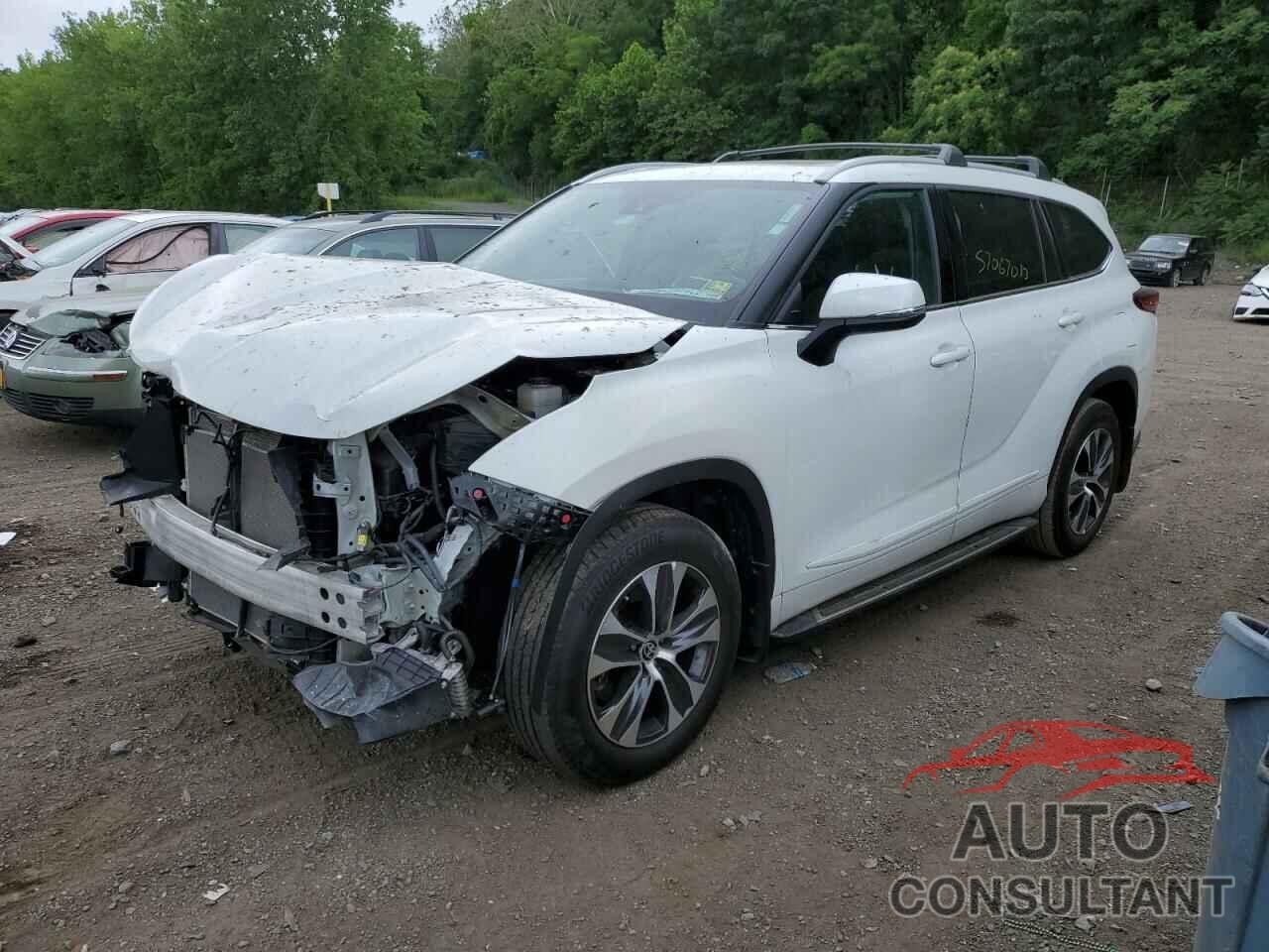 TOYOTA HIGHLANDER 2022 - 5TDGZRBH7NS583649