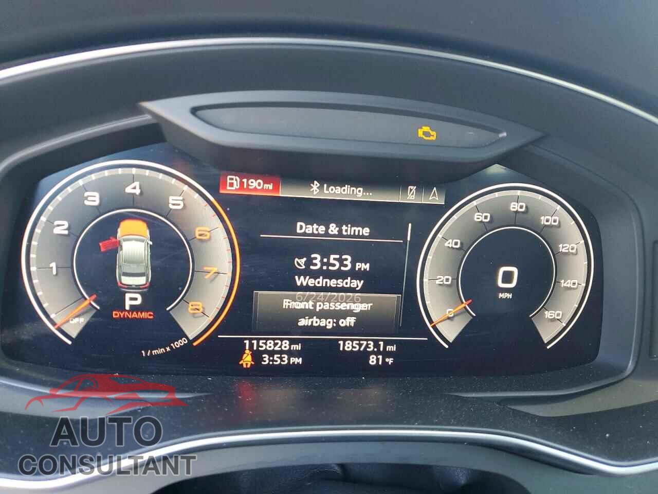 AUDI A6 2019 - WAUL2AF27KN090188