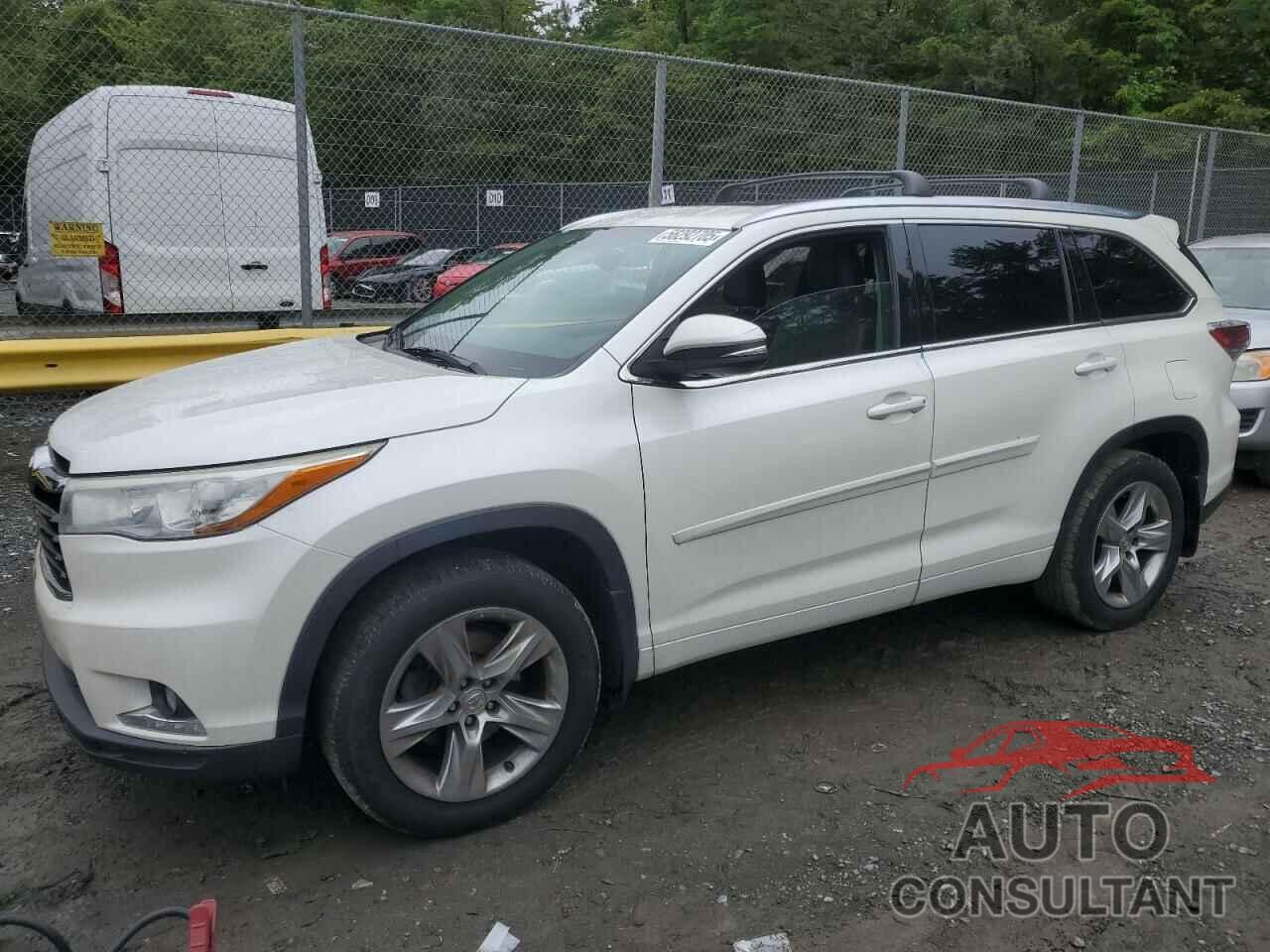 TOYOTA HIGHLANDER 2015 - 5TDDKRFHXFS077414