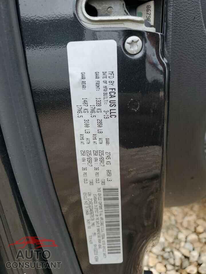 DODGE CARAVAN 2019 - 2C4RDGEG4KR670170