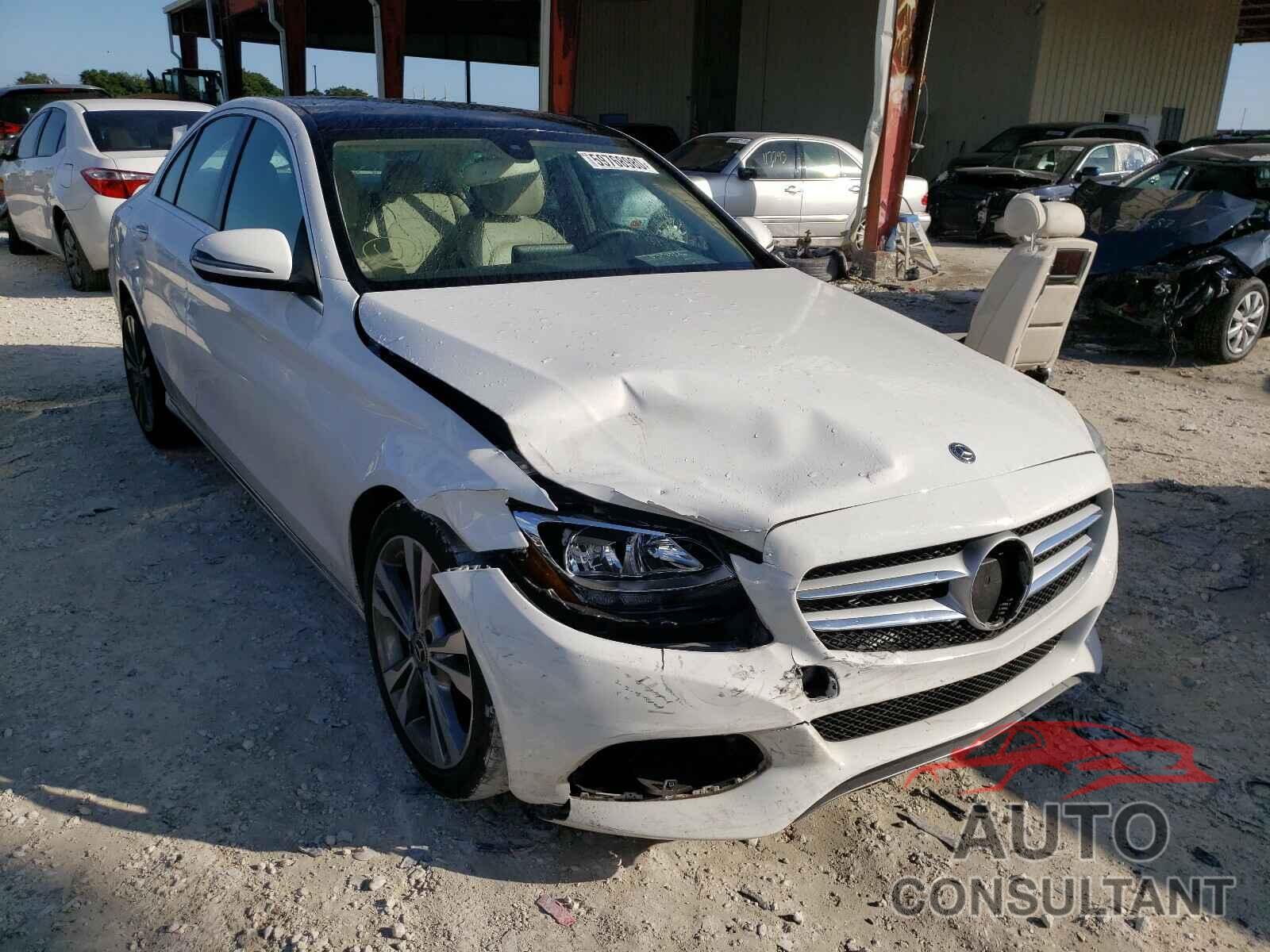MERCEDES-BENZ C-CLASS 2018 - WDDWF4JB1JR336324