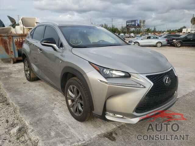 LEXUS NX 2017 - JTJYARBZ7H2060368