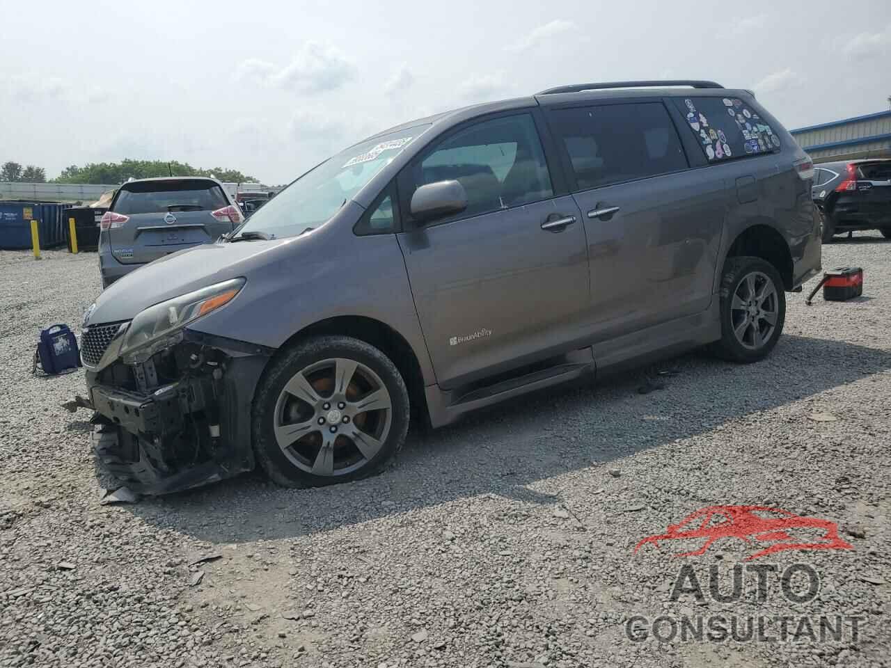 TOYOTA SIENNA 2017 - 5TDXZ3DC3HS873163