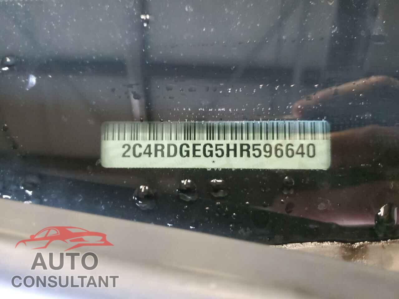 DODGE CARAVAN 2017 - 2C4RDGEG5HR596640