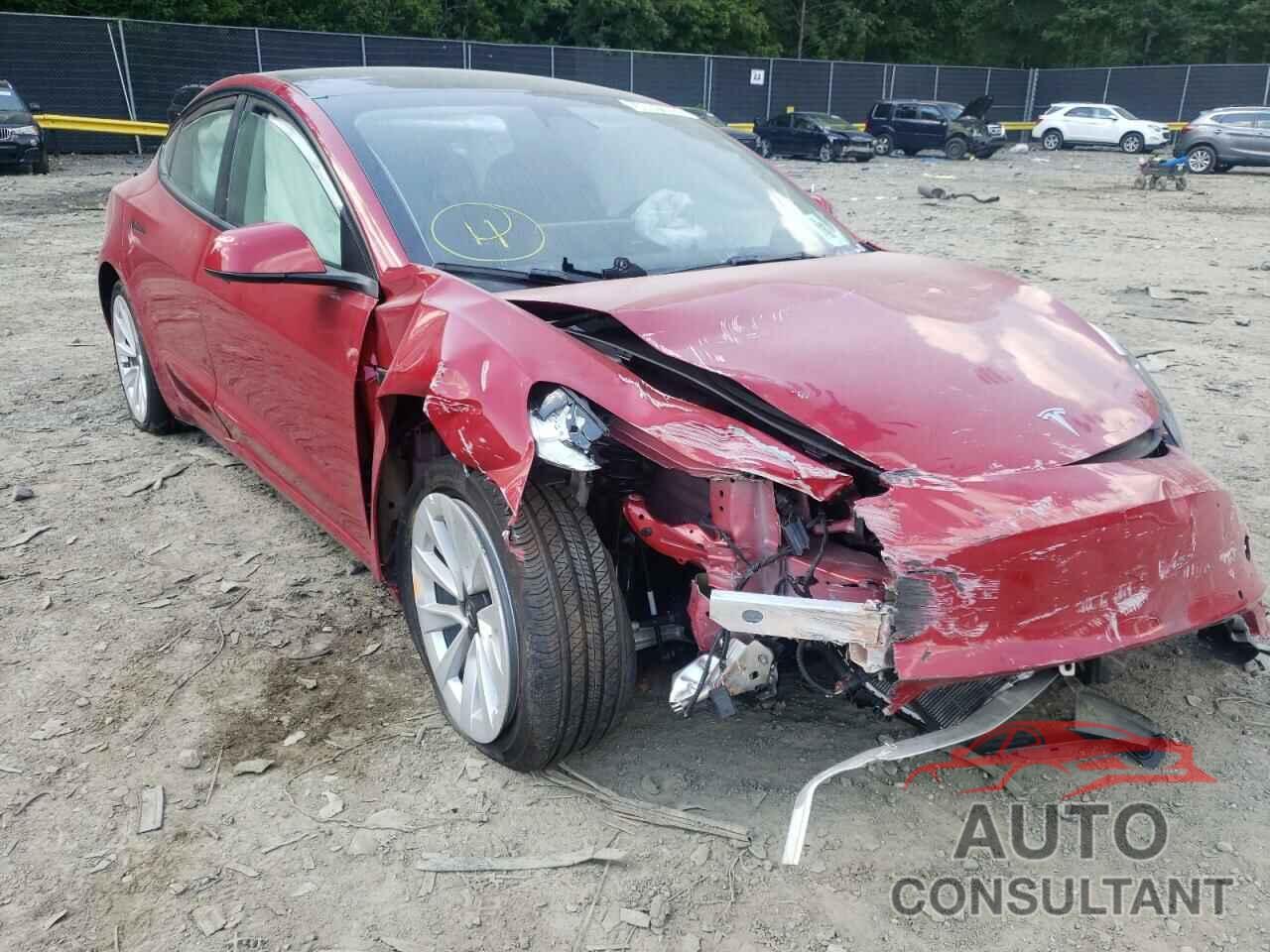 TESLA MODEL 3 2022 - 5YJ3E1EB2NF187961